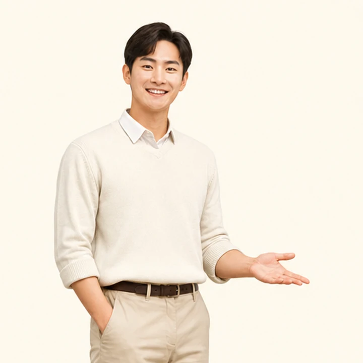무심사 장기렌트카 조건 상담 신청을 안내하는 담당자